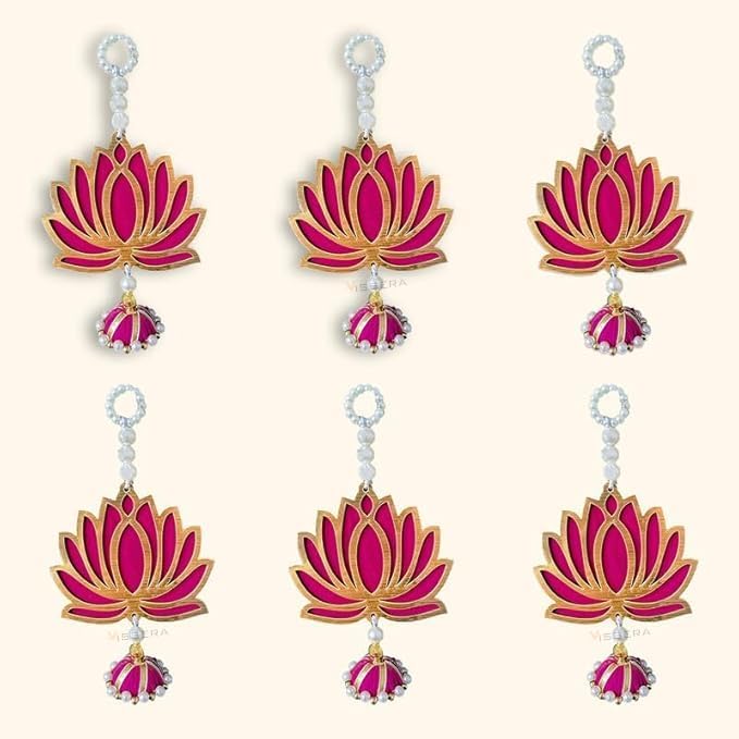 Wall Hanging Lotus for Home Decoration- Hand Crafted (4) - Seeds Ville