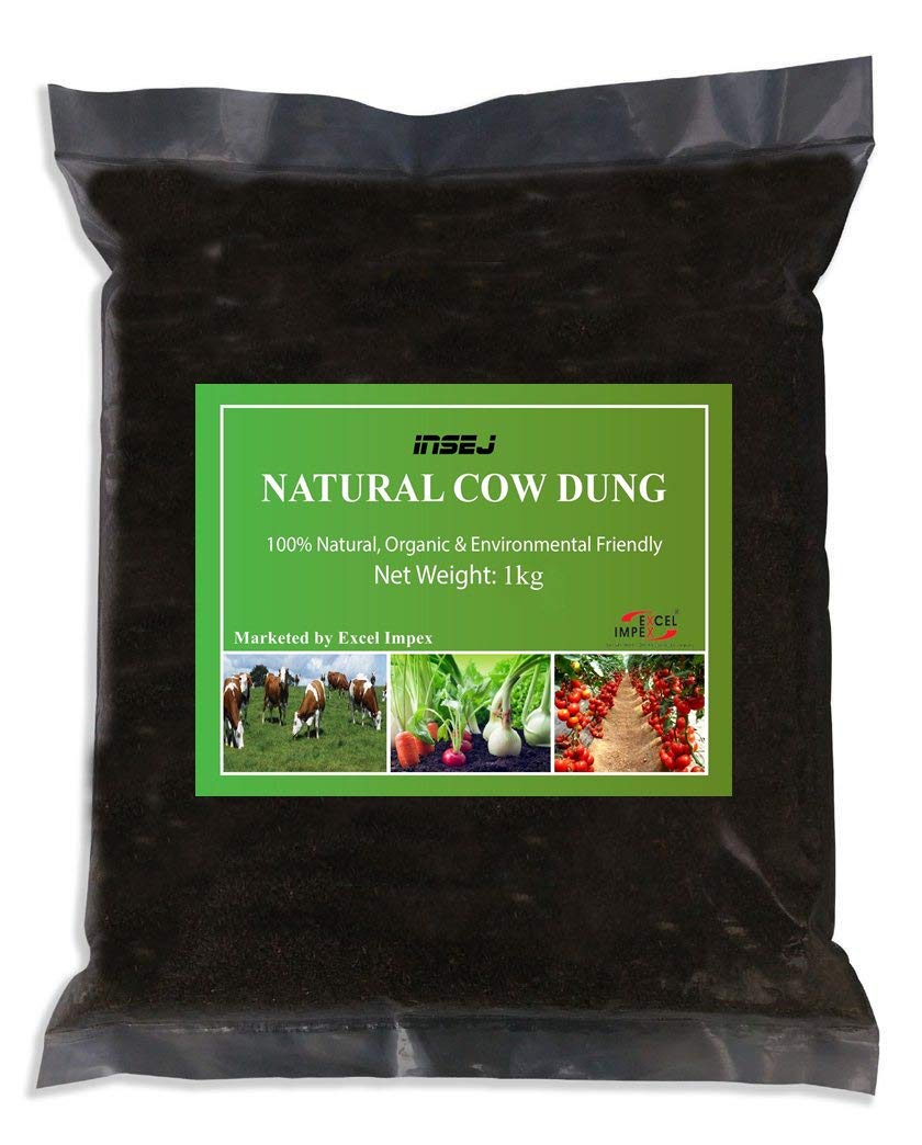 Organic Cow Dung Compost & Manure- 900 gm - Seeds Ville