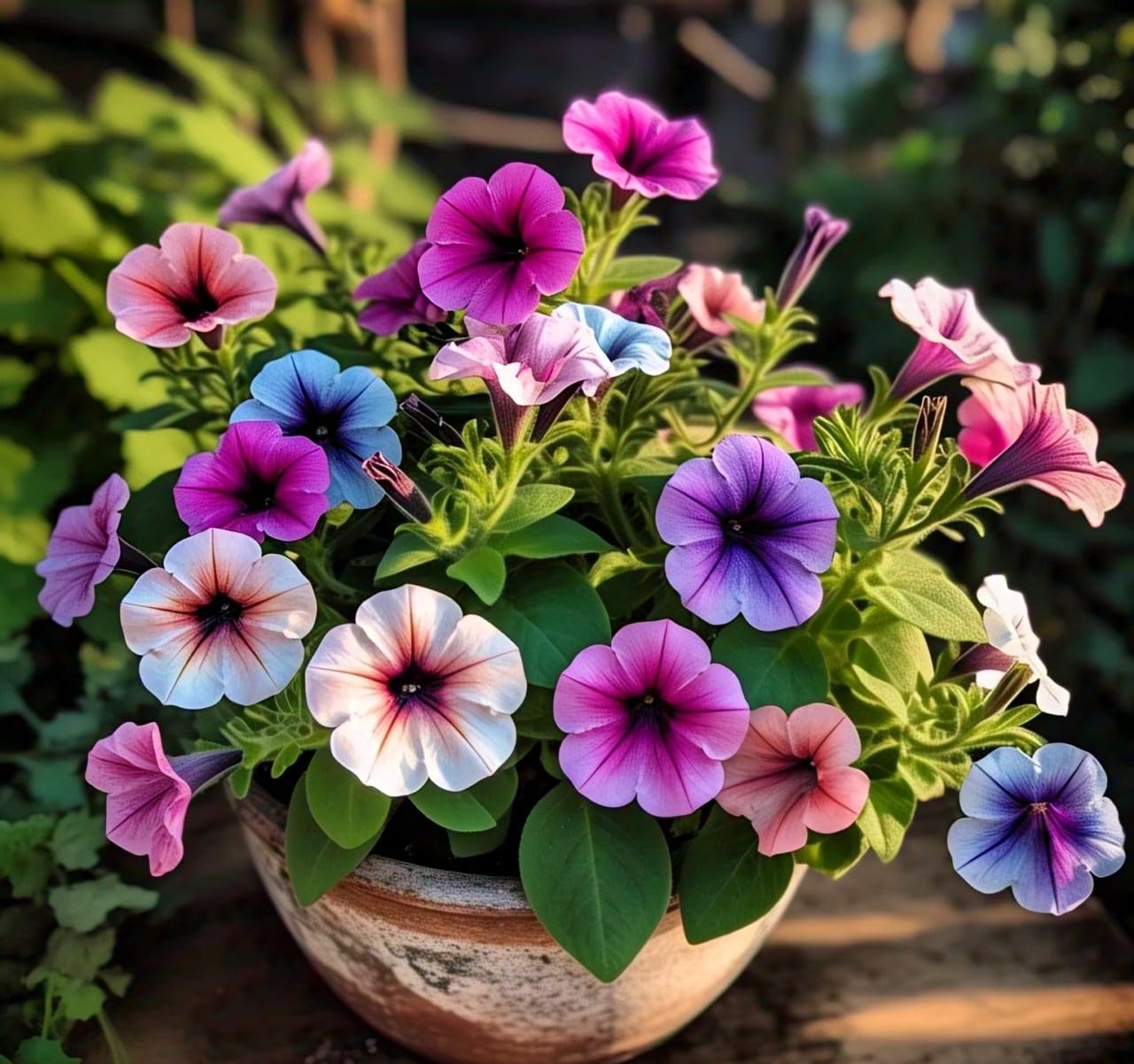 50+ SEEDS- Hybrid Petunia Seeds for Every Season - Grow Indoors & Outdoors, Low Maintenance, Endless Colors. Heavy Bloomer. - Seeds Ville