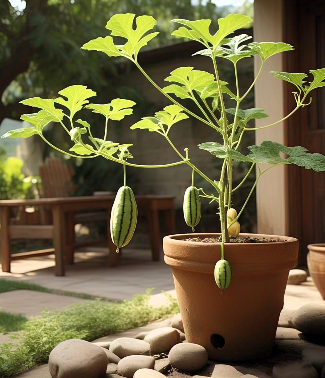 BlimBurn Cucamelon Mini Watermelon Organic Seeds - 50 Seeds, Easy Grow, Unique Variety - Seeds Ville
