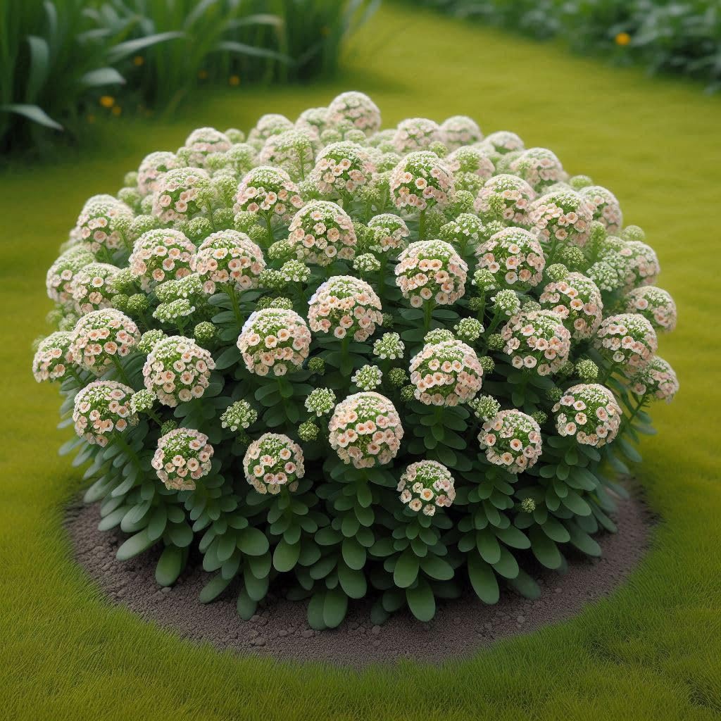 100+ SEEDS- Royal Carpet Alyssum HYBRID Flower Seeds For Gardening. Heirloom - Fragrant Ground Cover. (Salamon) - Seeds Ville