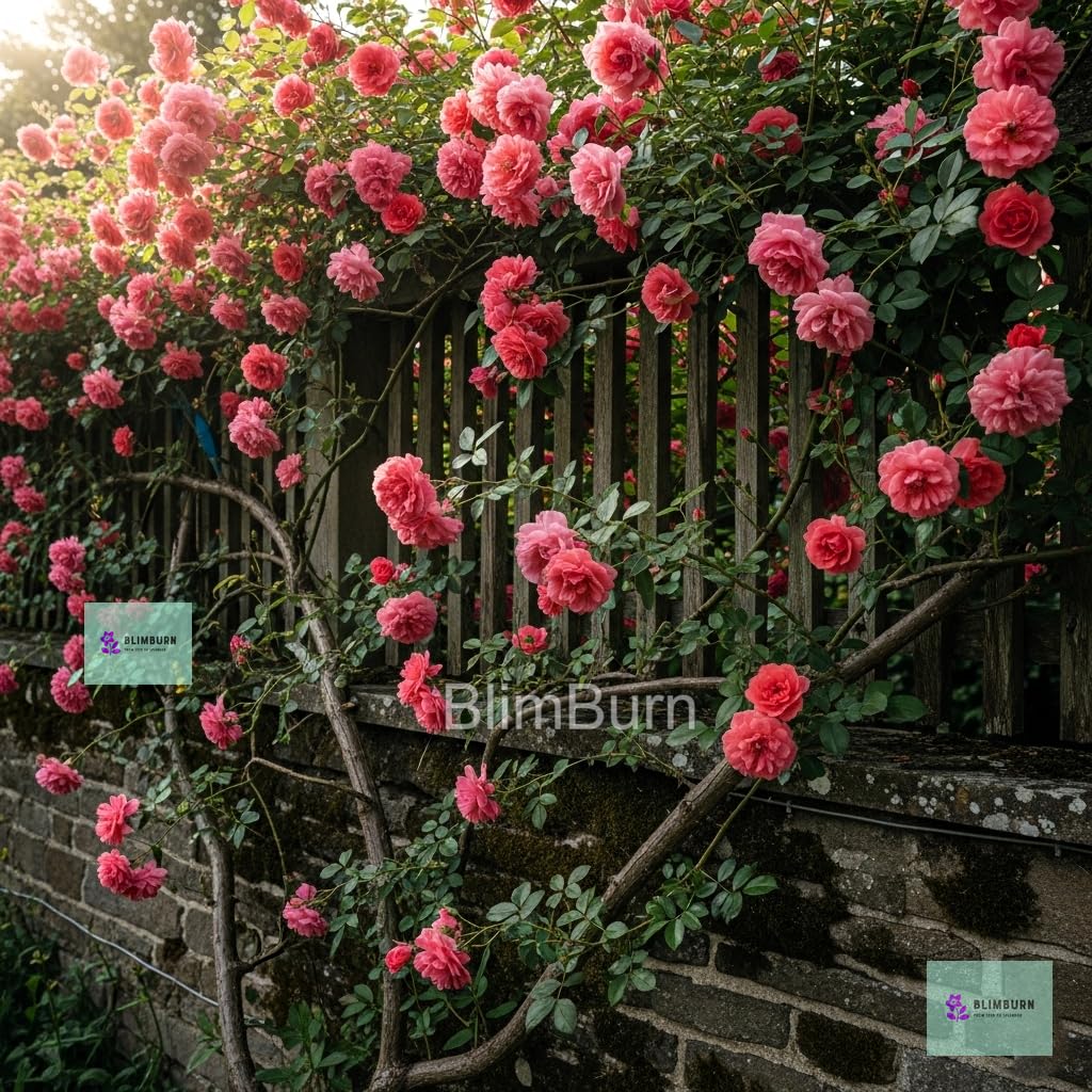 BlimBurn® Climbing Rose Imported Flower Seeds for Home and Kitchen Gardening Pack of 100+ Seeds. (BROWN) - Seeds Ville