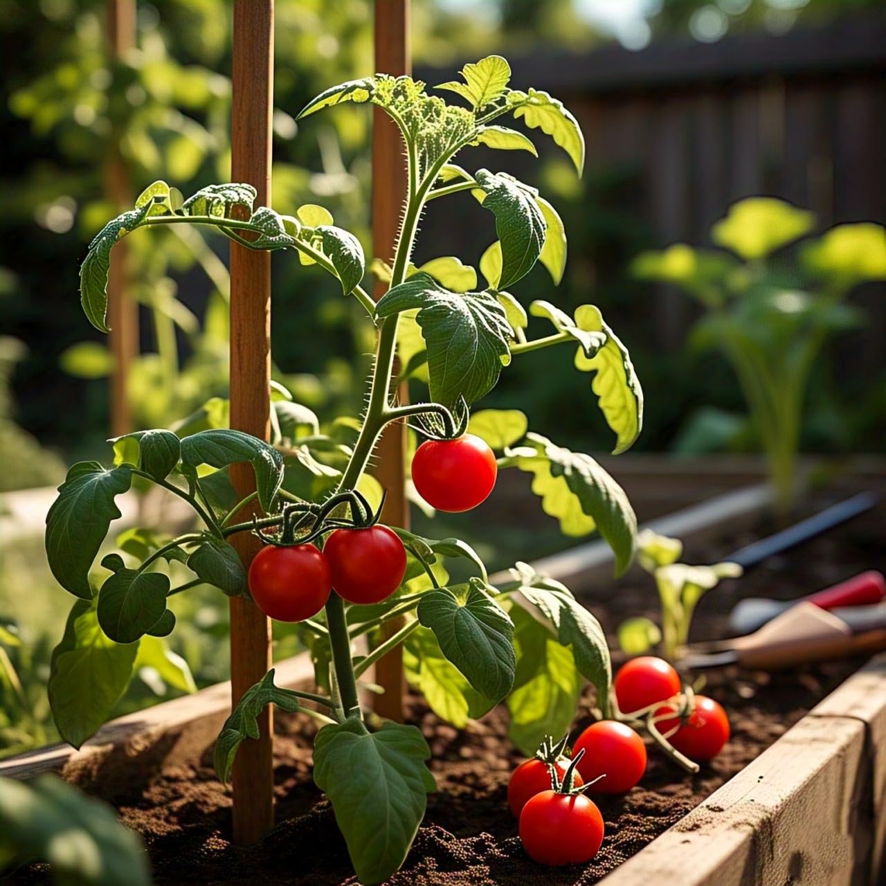 Organic Cherry Tomato Dwarf Mix Color 100+ Seeds, Red & Yellow, Non-Gmo Seeds - Seeds Ville