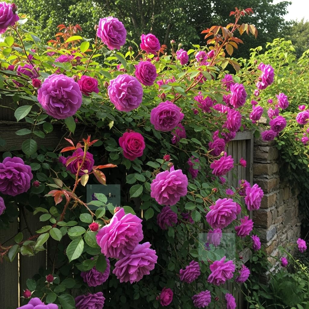 BlimBurn® Climbing Rose Imported Flower Seeds for Home and Kitchen Gardening Pack of 100+ Seeds. (BROWN) - Seeds Ville