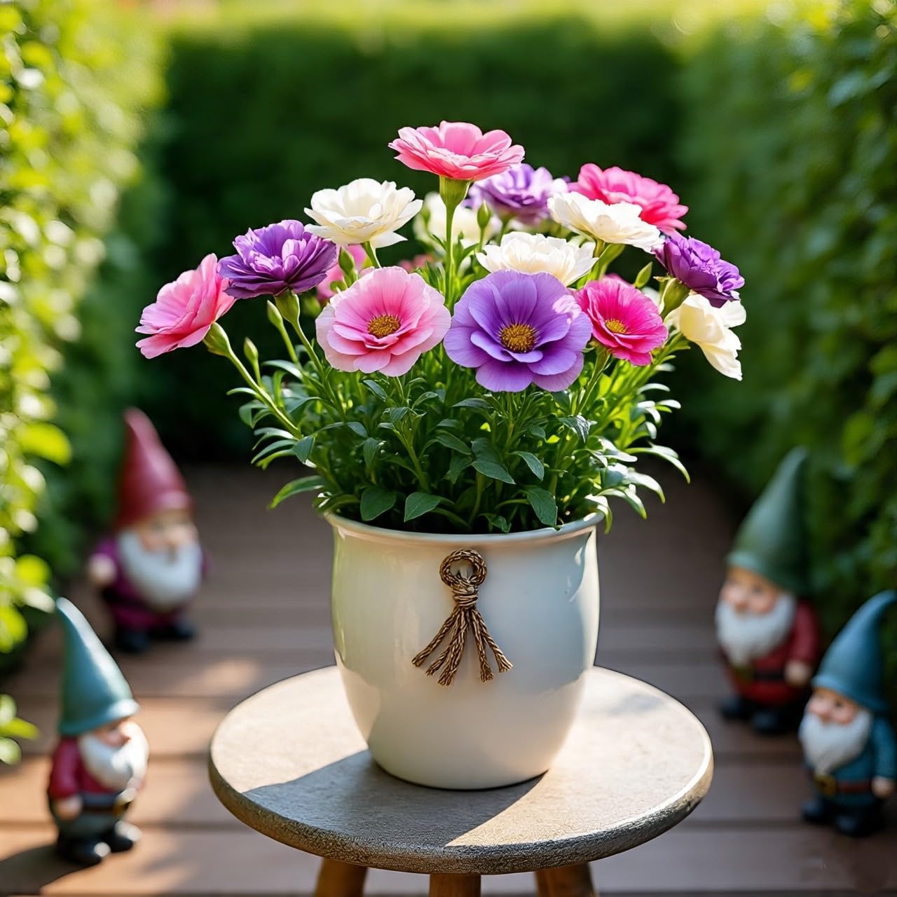 Dwarf Lisianthus Flower Seeds Mix by BlimBurn - 70 Seeds, Perfect for Indian Climate, Long Lasting Beauty - Seeds Ville