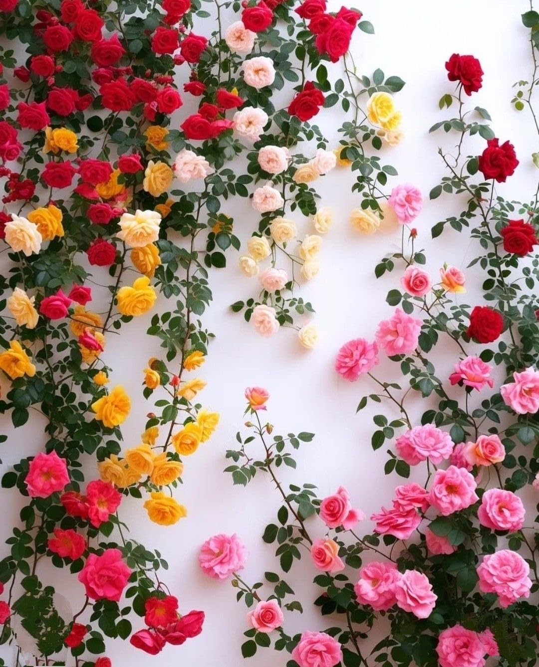 Imported Climbing Rose Flower seeds for Home and Kitchen Gardening Pack 80 to 100 seeds (MIXEDCOLOR SHADE-3)