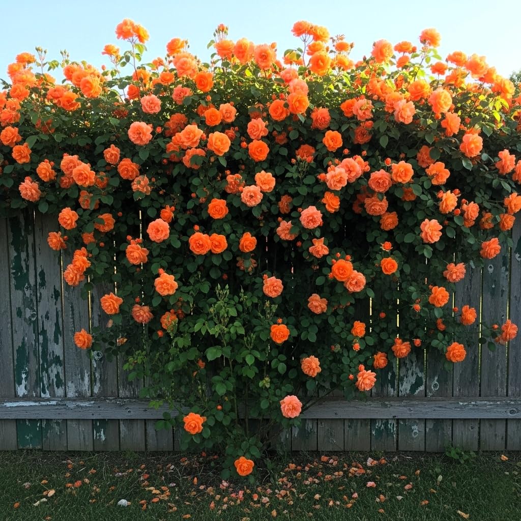 200+ SEEDS- Climbing Rose Flower Seeds Pack - Hybrid, Year-Round Blooms, Minimal Care (BLUE) - Seeds Ville