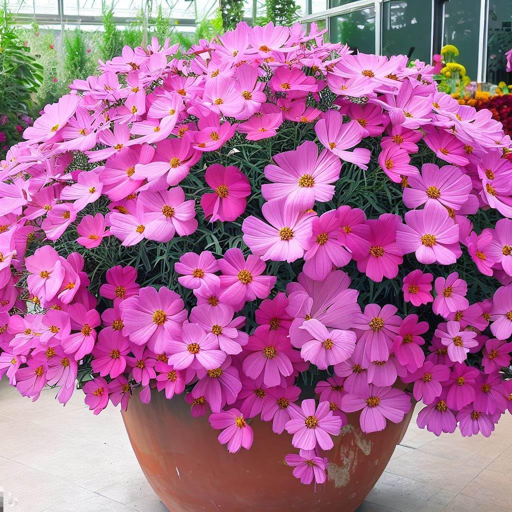 35 Seeds- High Yield Cosmos Flower Hybrid Seeds For Home Garden Growing - Seeds Ville