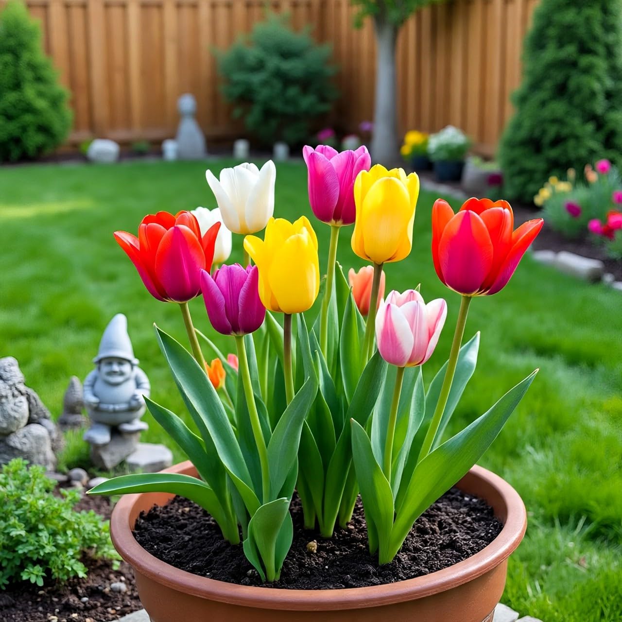 BlimBurn Hybrid Tulip Mix Flower Seeds - 50+ Seeds, Easy to Grow & Care, Suitable for All India Climates - Seeds Ville