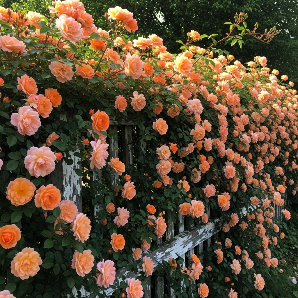 200+ SEEDS- Climbing Rose Flower Seeds Pack - Hybrid, Year-Round Blooms, Minimal Care (BLUE) - Seeds Ville