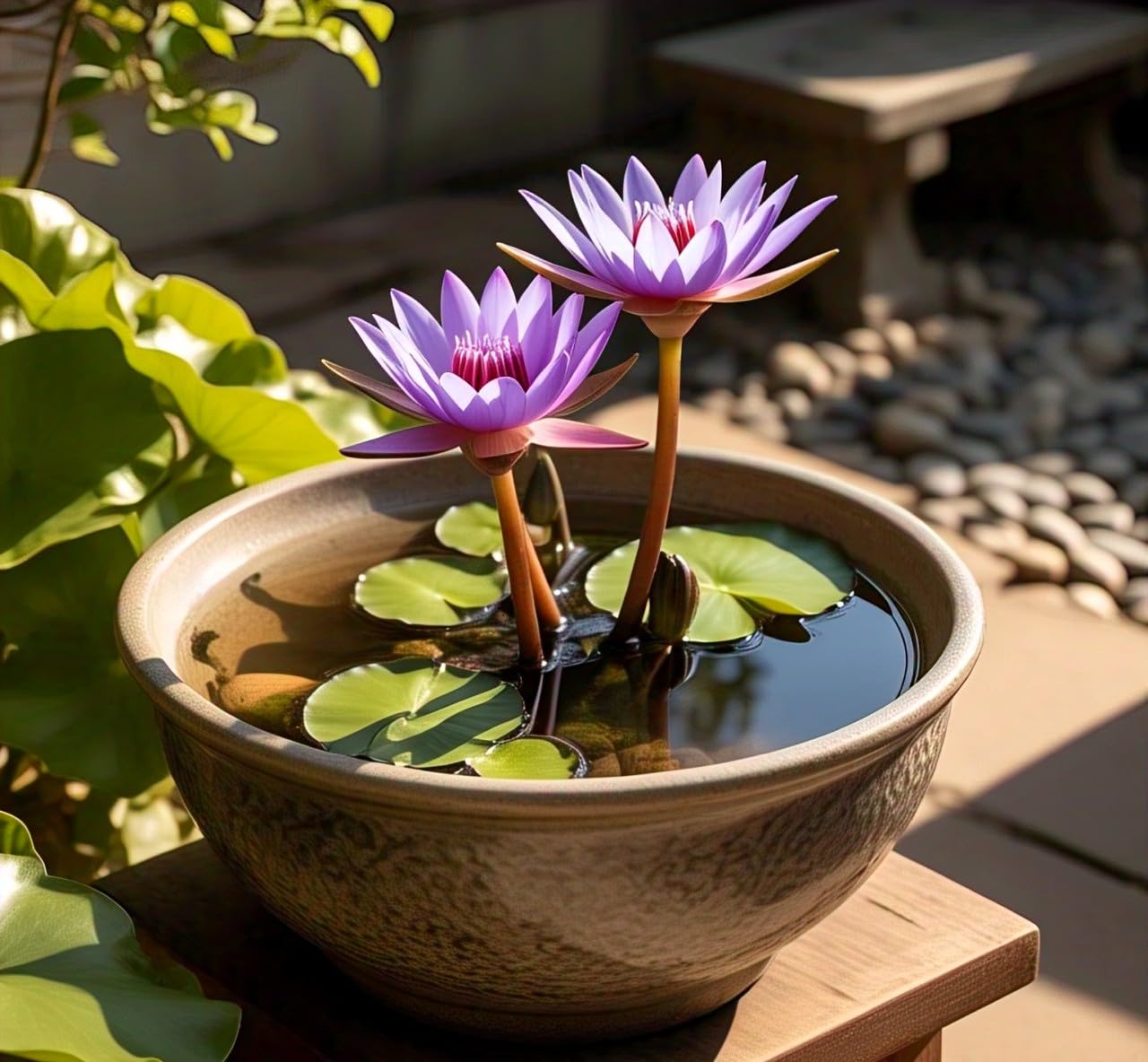 BlimBurn Bowl Lotus Flower Seeds Mix - 50 Seeds Pack, Easy Care, Indoor/Outdoor Growing, Unique Hybrid Varieties - Seeds Ville