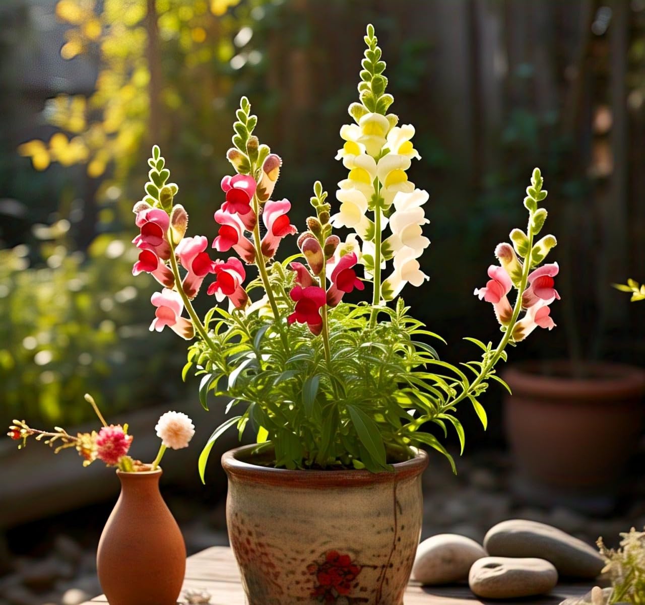 BlimBurn Snapdragons Flower Seeds for Indoor & Outdoor - 50 Seeds, Hybrid, Easy to Grow, All Season Blooming - Seeds Ville