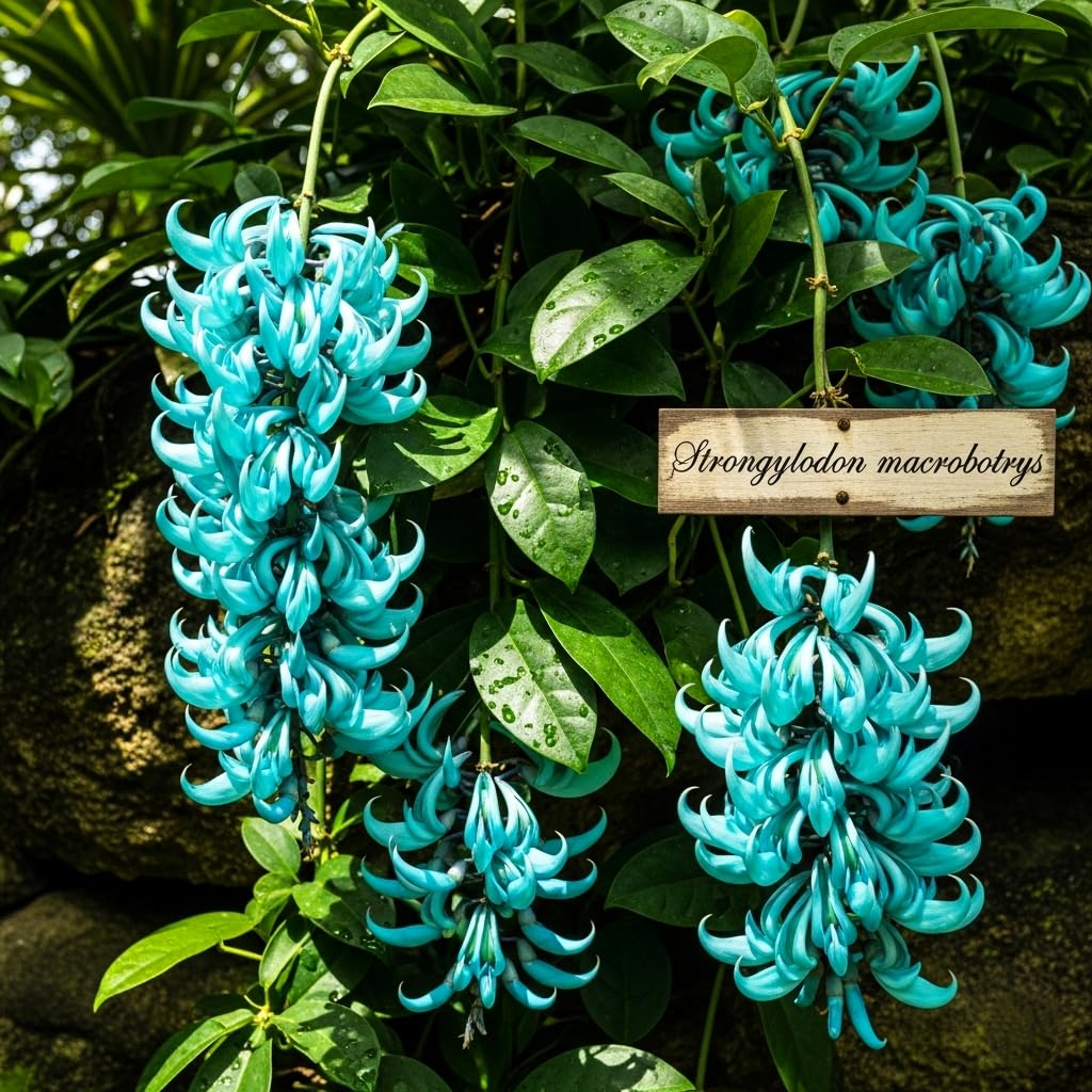 BlimBurn 50+ SEEDS- Climbing Jade Vine Flower Seeds For Home Garden, Balcony & Wall Covering | Low Maintenance & Fast Growing (COSMIC MIX) - Seeds Ville