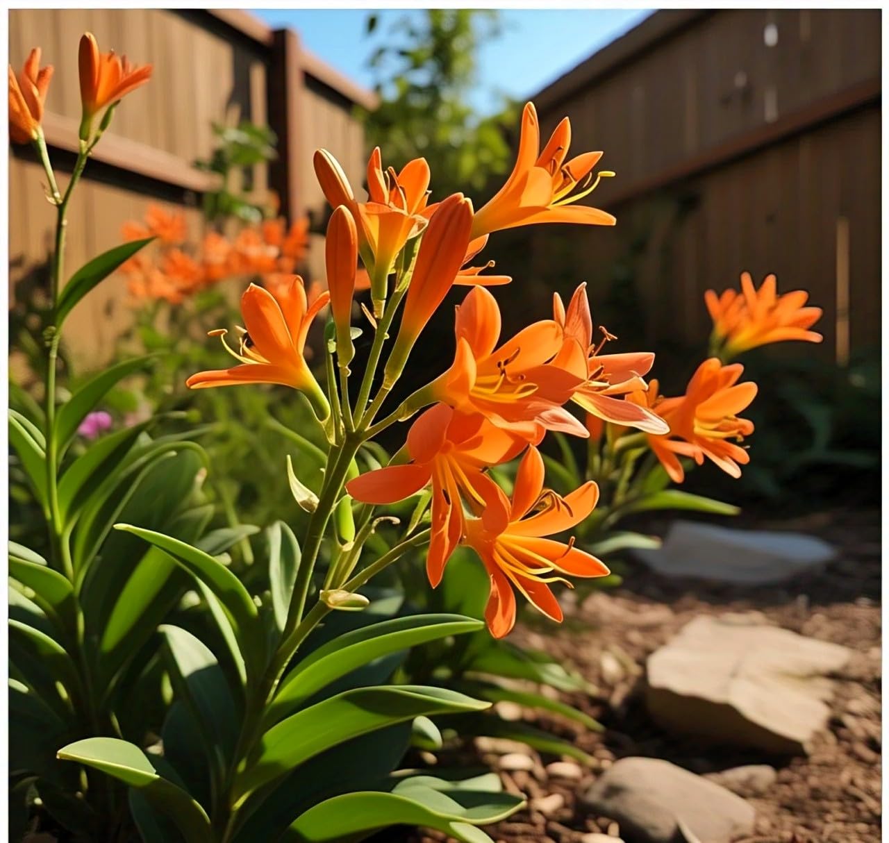 BlimBurn 70+ Fire Lily Flower Seeds - Easy to Grow, Year-Round Blooms, Perfect for Any Garden - Seeds Ville