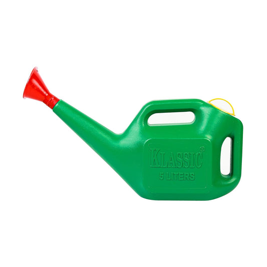 Klassic Watering Can (5L) | Plastic Green Water Can with Sprayer for Plants/Garden | Indoor Outdoor Watering Shower Can | Sprinkler for Plants | Watering Hand Bottles for Garden | Water Spray Can - Seeds Ville