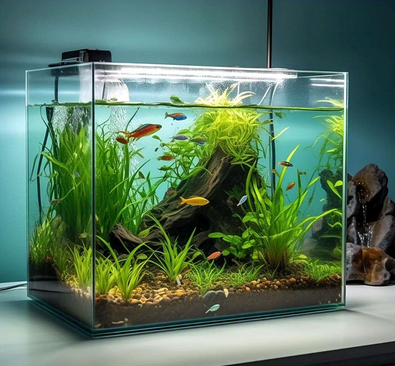 BlimBurn Aquarium Grass Plants Seeds - 120+ Hybrid Seeds for Water Gardens, Fish Tank Landscaping, Low Maintenance - Seeds Ville