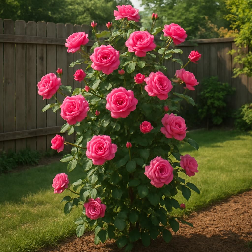Pink Rose Flower Seeds Pack - 50+ Seeds, Easy to Grow, All Season Blooming - Seeds Ville