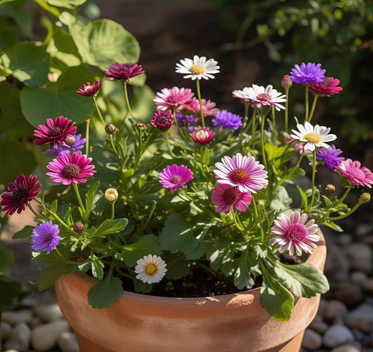 NooElec Seeds India - 65 SEEDS of Beautiful Mix Colour Pyrethrum Flowers - Natural Insect Repellent, Grow Year-Round, Ideal for Indoors and Outdoors. - Seeds Ville