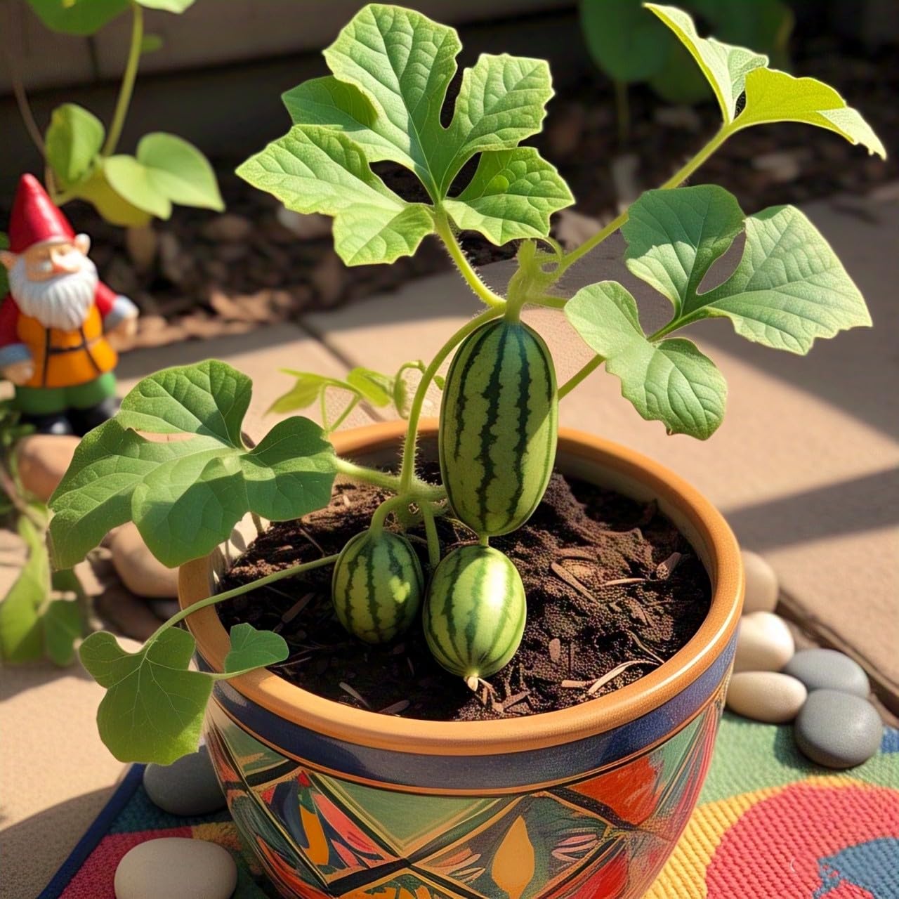 BlimBurn Cucamelon Mini Watermelon Organic Seeds - 50 Seeds, Easy Grow, Unique Variety - Seeds Ville