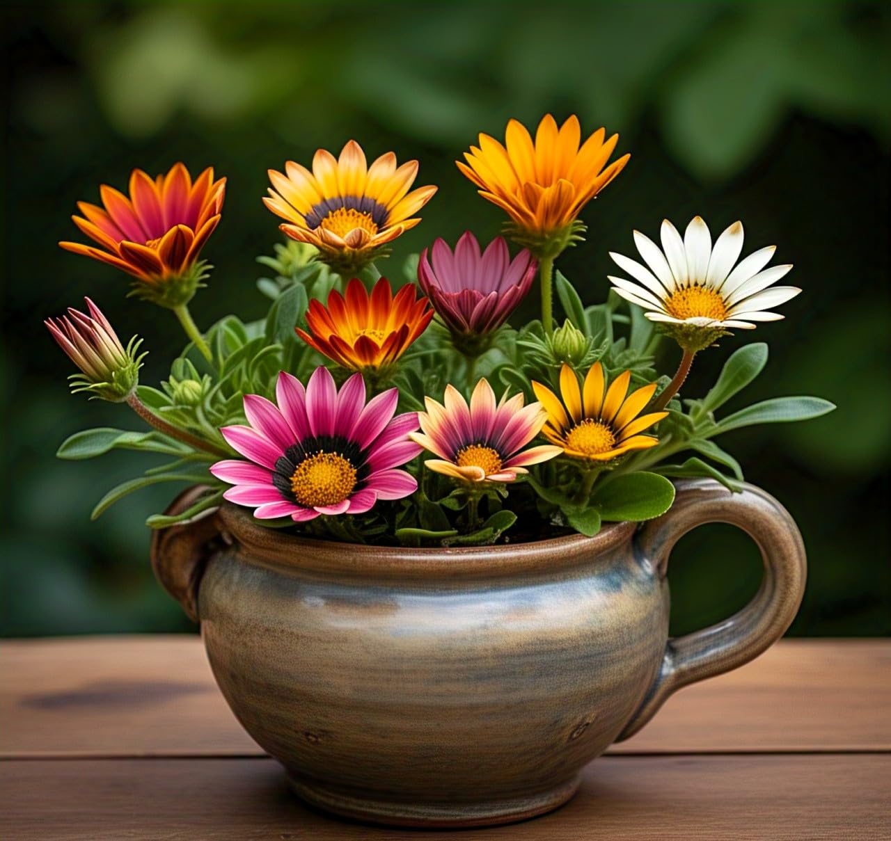 Gazania Flower Hybrid Seeds Mix (50 Pack) - Grow Year Round, Easy Care African Daisies, Colorful Blooms - Seeds Ville