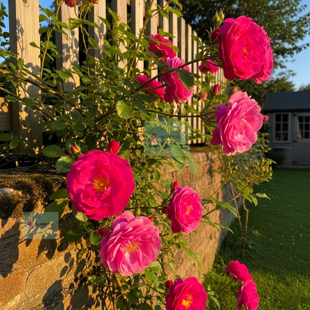 BlimBurn® Climbing Rose Imported Flower Seeds for Home and Kitchen Gardening Pack of 100+ Seeds. (BROWN) - Seeds Ville