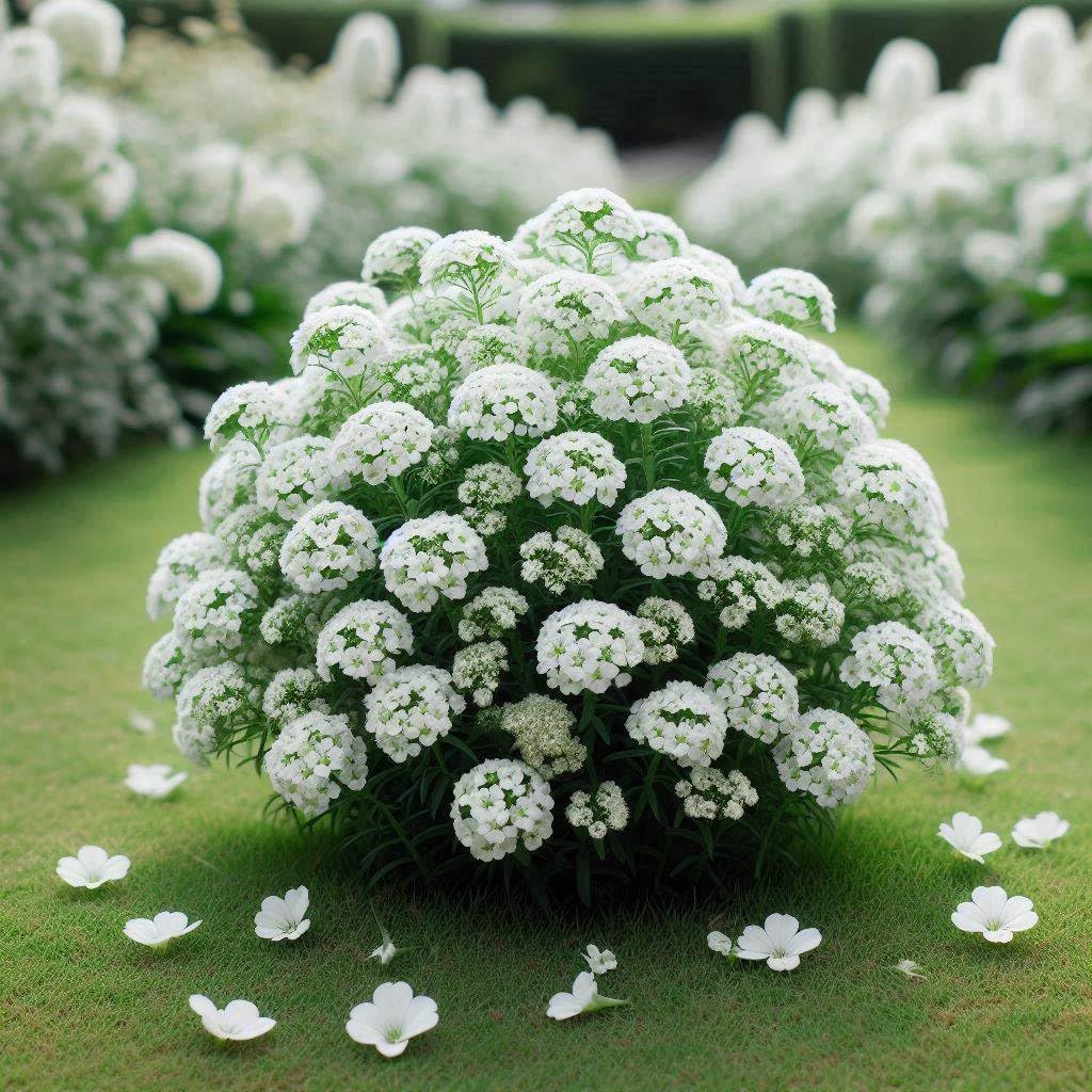 100+ SEEDS- Royal Carpet Alyssum HYBRID Flower Seeds For Gardening. Heirloom - Fragrant Ground Cover. (Salamon) - Seeds Ville