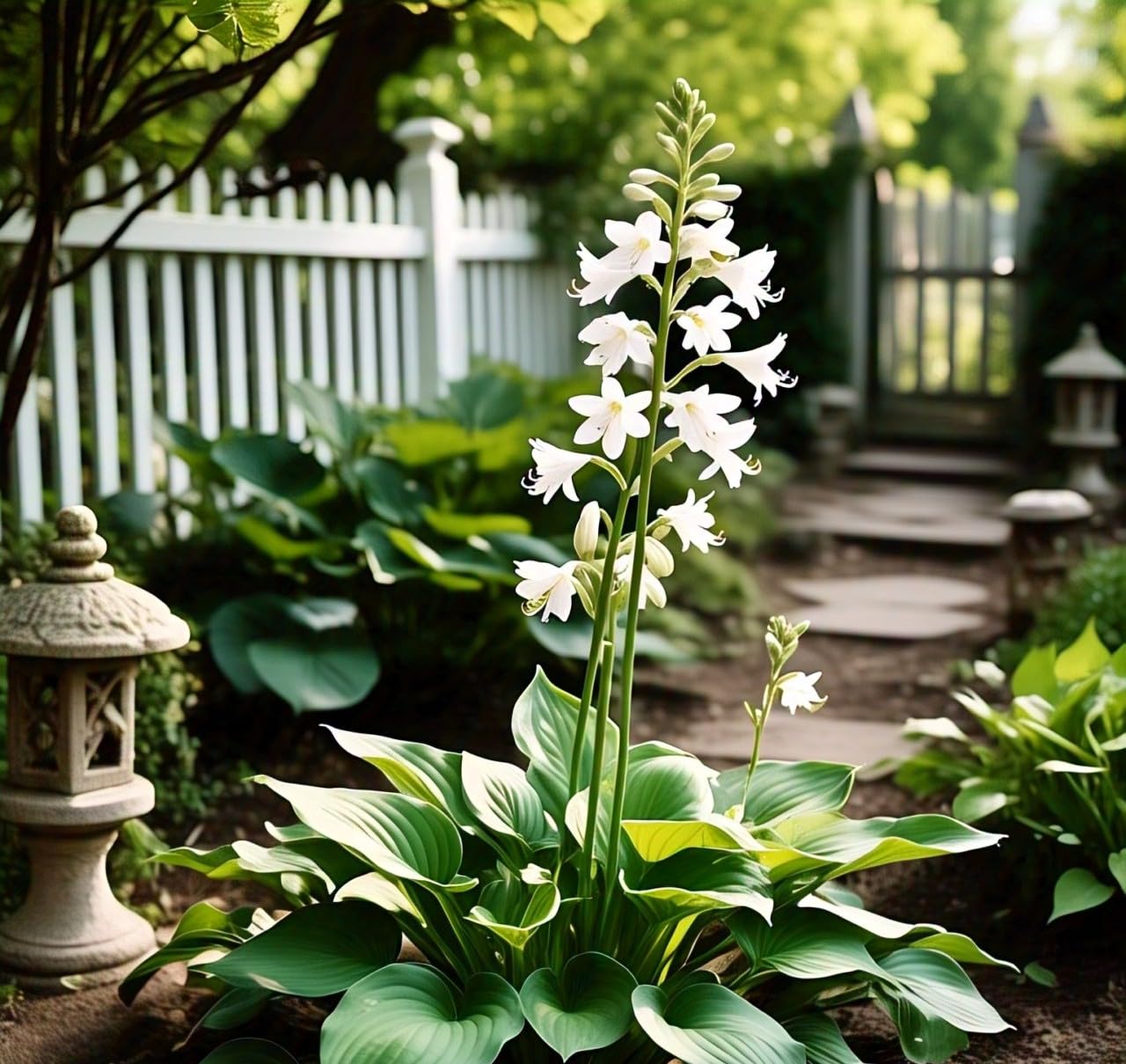 BlimBurn : All Seasons : 60 Hosta Flower Seeds, Hybrid, Grow Year-Round, Low Maintenance, Easy Grow - Other Names- Plantain Lily, Funkia, फंकिया, प्लांटन लीली (ALL IN ONE (MIX)) - Seeds Ville