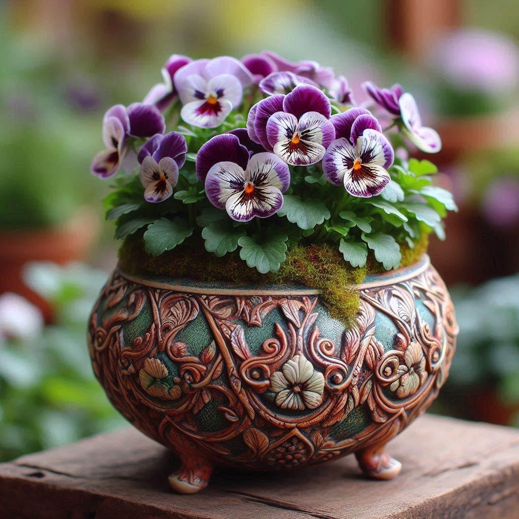 50+ SEEDS- Hybrid Dwarf Pansy Mix Flower Seeds For Planting- Grow Indoor & Outdoor. - Seeds Ville