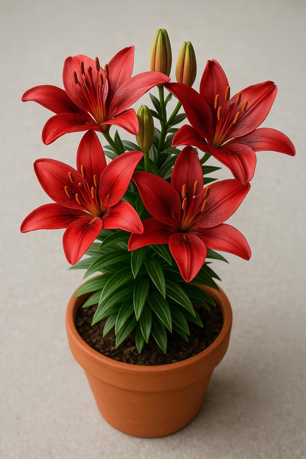 PLANTOGALLERY Asiatic Lily Imported and Hybrid Flower Bulbs Good Germination - Pack of 2 Bulbs (Pink)