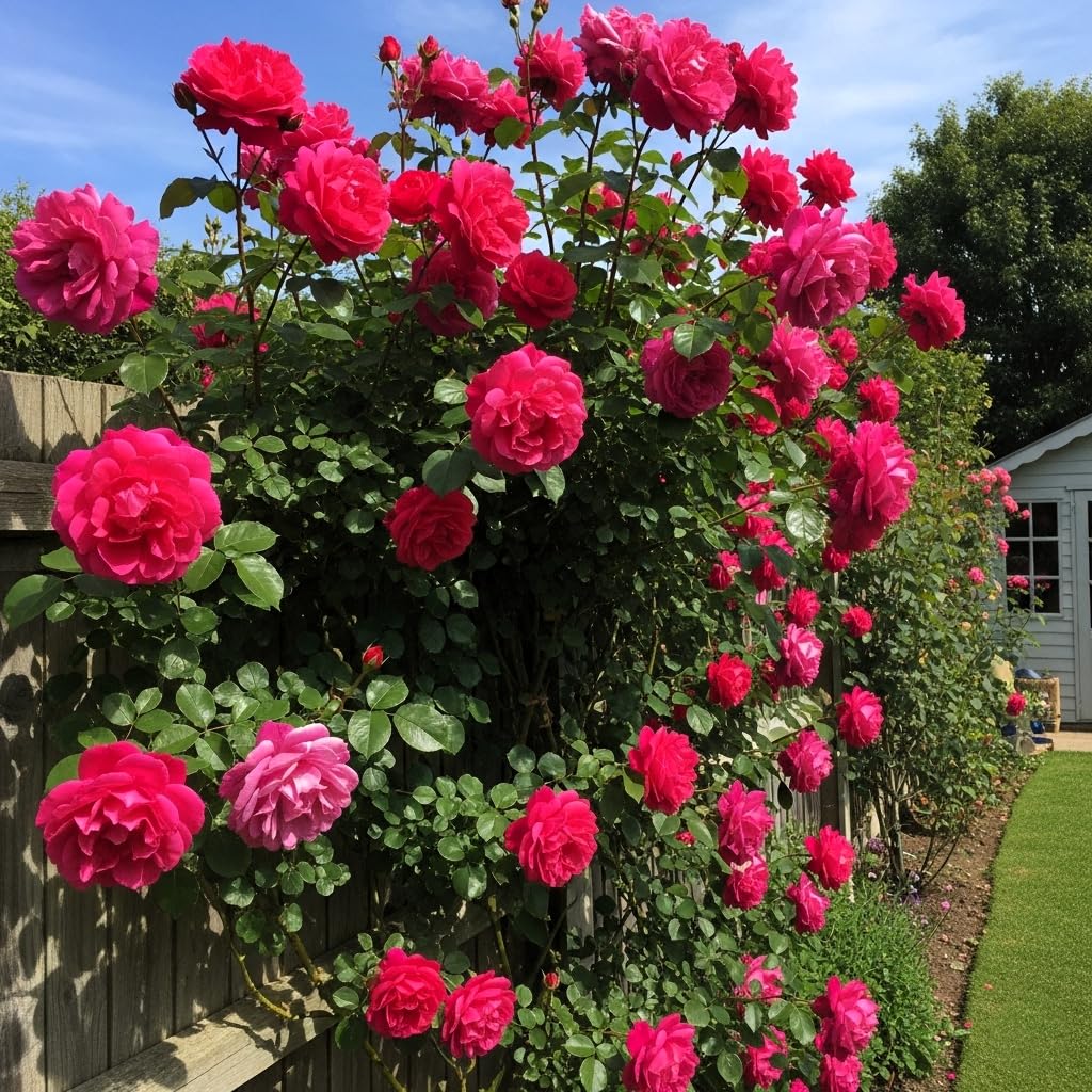 BlimBurn® Climbing Rose Imported Flower Seeds for Home and Kitchen Gardening Pack of 100+ Seeds. (BROWN) - Seeds Ville