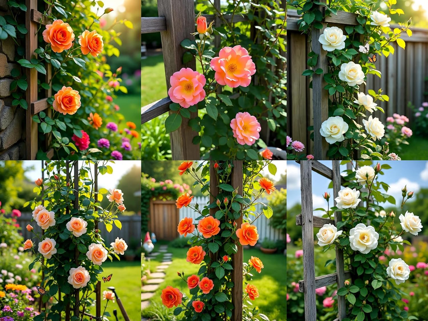 160+ SEEDS- Climbing Rose Mix Flower Seeds Pack - Hybrid, Year-Round Blooms, Minimal Care - Seeds Ville