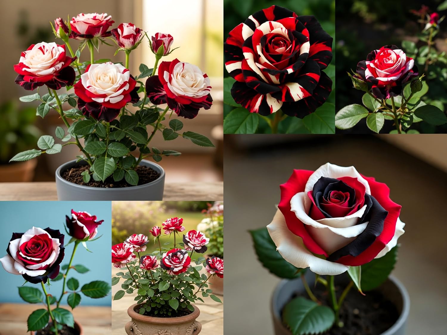 BlimBurn Rose Flower Seeds - Hybrid Collection (60+ Seeds) | Easy Grow, Fragrant, Drought Resistant - Seeds Ville