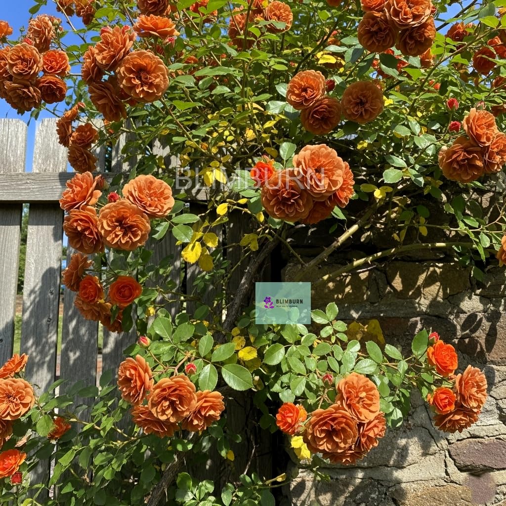 BlimBurn® Climbing Rose Imported Flower Seeds for Home and Kitchen Gardening Pack of 100+ Seeds. (BROWN) - Seeds Ville