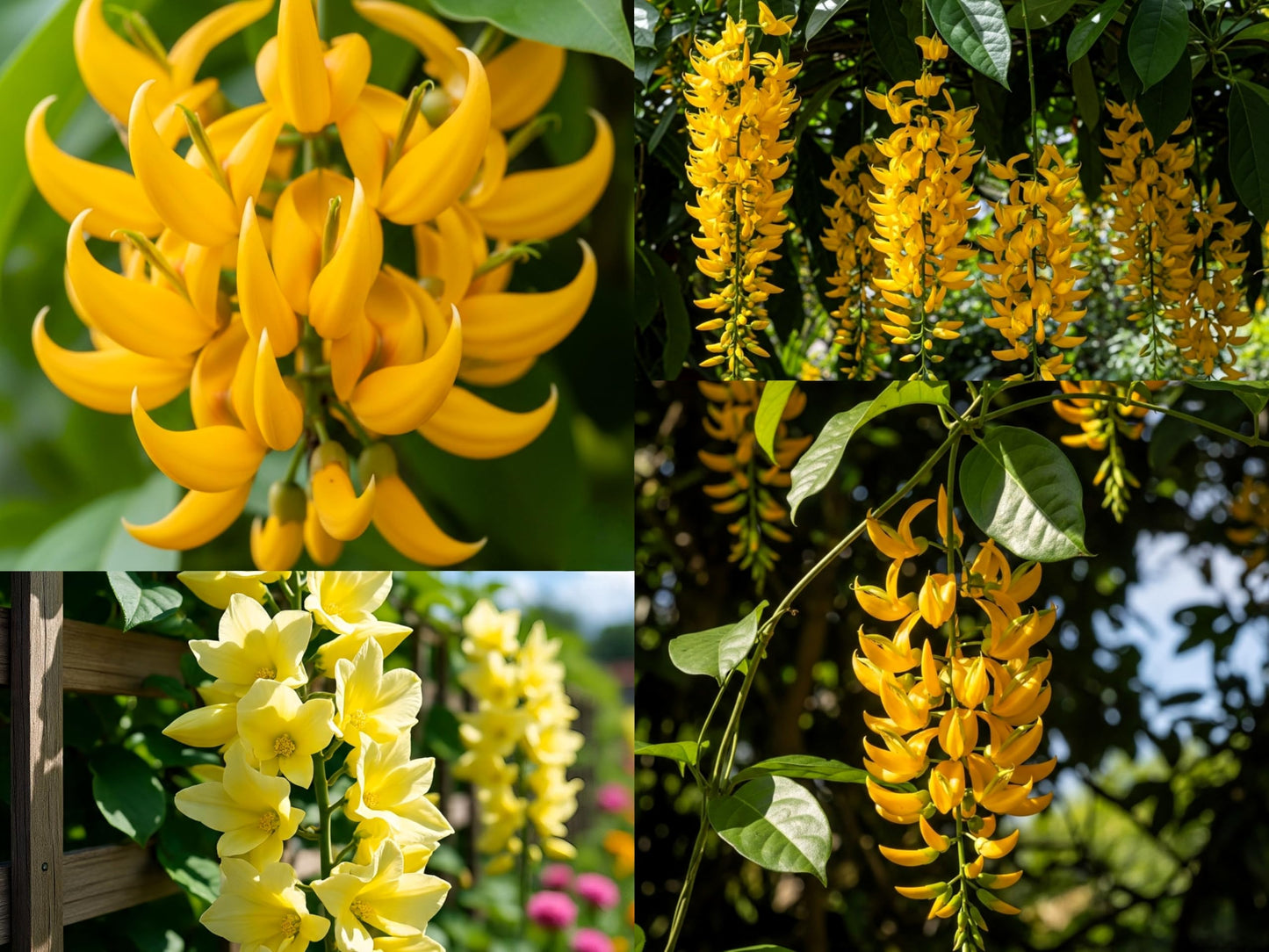 BlimBurn 50+ SEEDS- Climbing Jade Vine Flower Seeds For Home Garden, Balcony & Wall Covering | Low Maintenance & Fast Growing (RED RADIANCE) - Seeds Ville