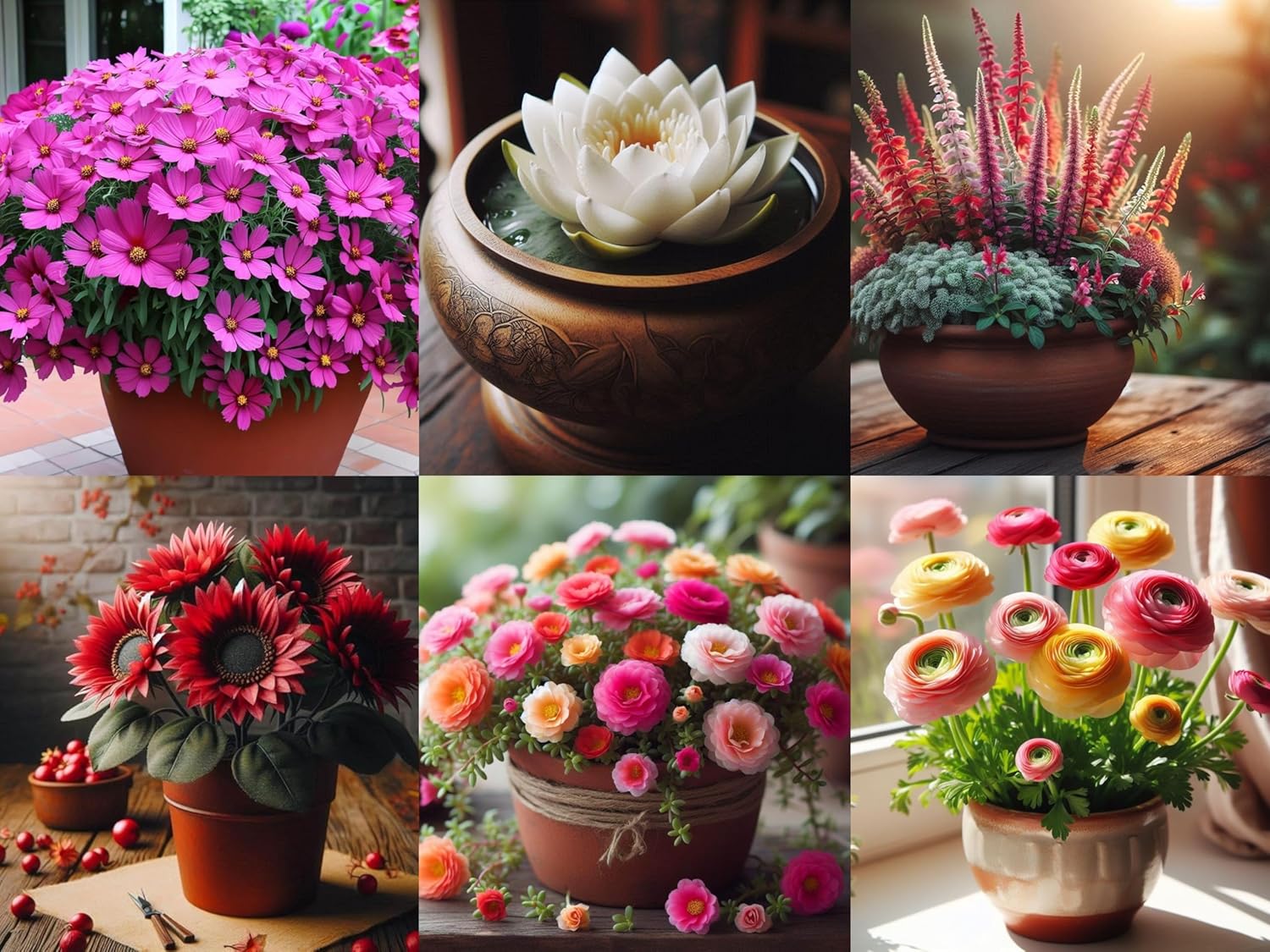 500+ SEEDS- Winter Season Flower Seeds Combo Pack For Planting- 6 Variety Flower Seeds. Exotic Flower Seeds. - Seeds Ville