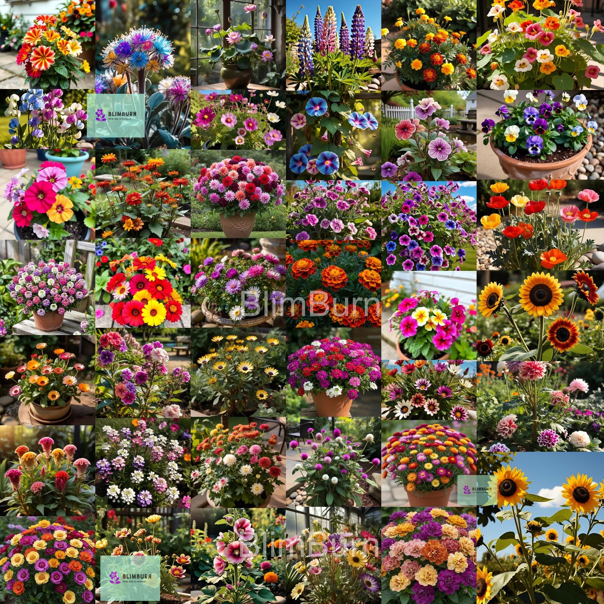 BlimBurn® Climbing Rose Imported Flower Seeds for Home and Kitchen Gardening Pack of 100+ Seeds. (BROWN) - Seeds Ville