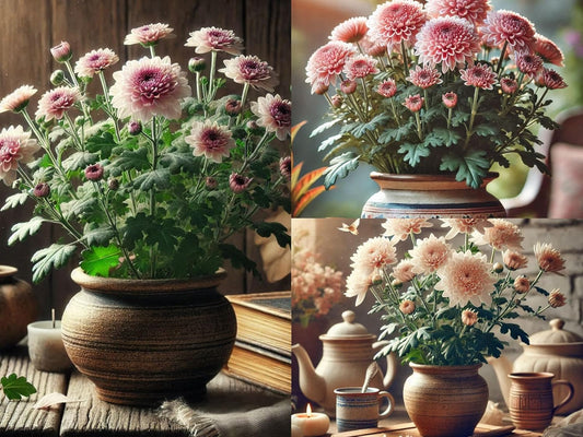 50+ SEEDS- Hybrid Flower Seeds For Planting - All Year Growing Hybrid Flower Seeds (Chrysanthemum Mix Hybrid (गुलदाउदी Guldaudi)) - Seeds Ville