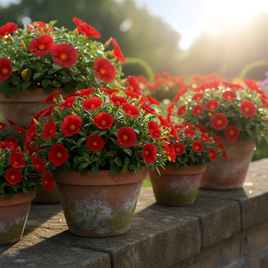 Seeds Ville- Scarlet O' Hara Morning Glory Flower 25+ Seeds Pack - Grow All Year. - Seeds Ville