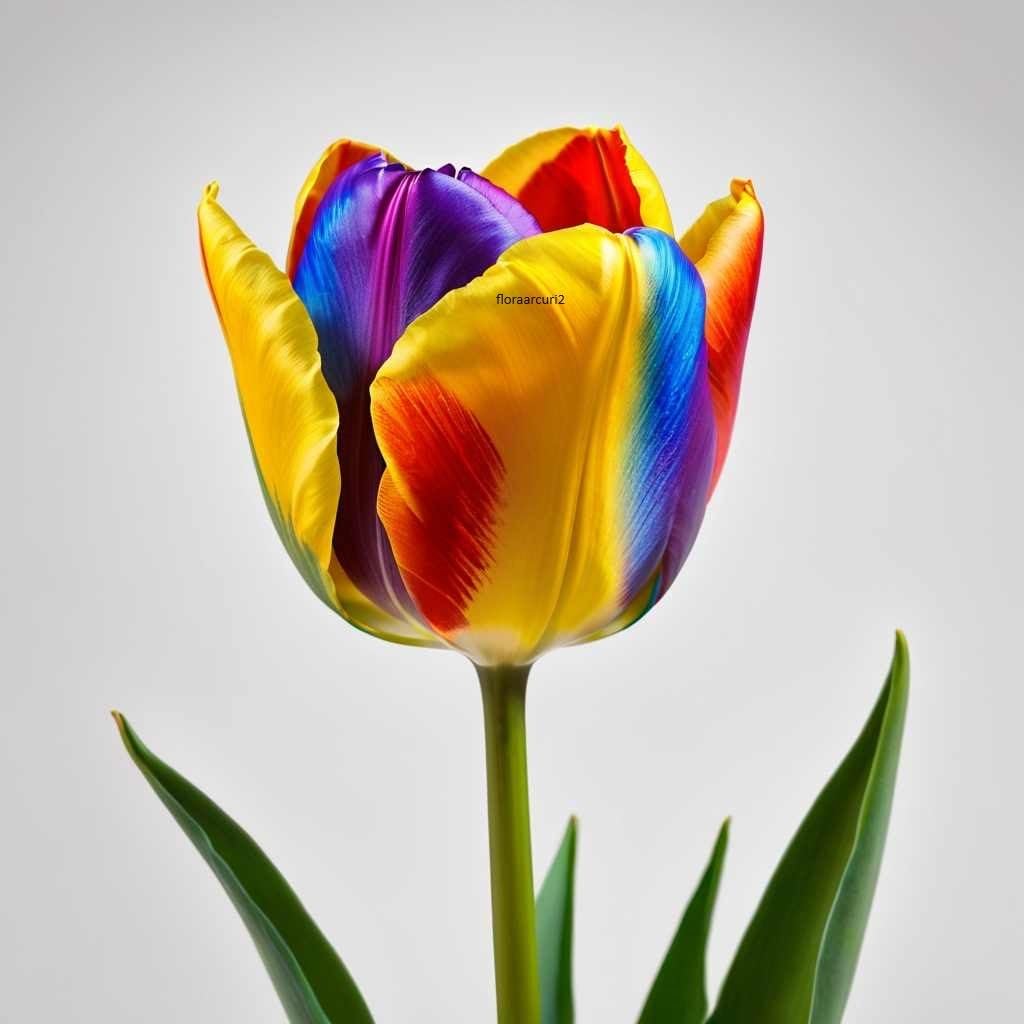 SVG® Tulip Flower Bulbs Imported Variety for Home and Gardening Pack of 1 Bulbs (PURE ORANGE)