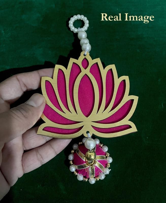 Wall Hanging Lotus for Home Decoration- Hand Crafted (4) - Seeds Ville