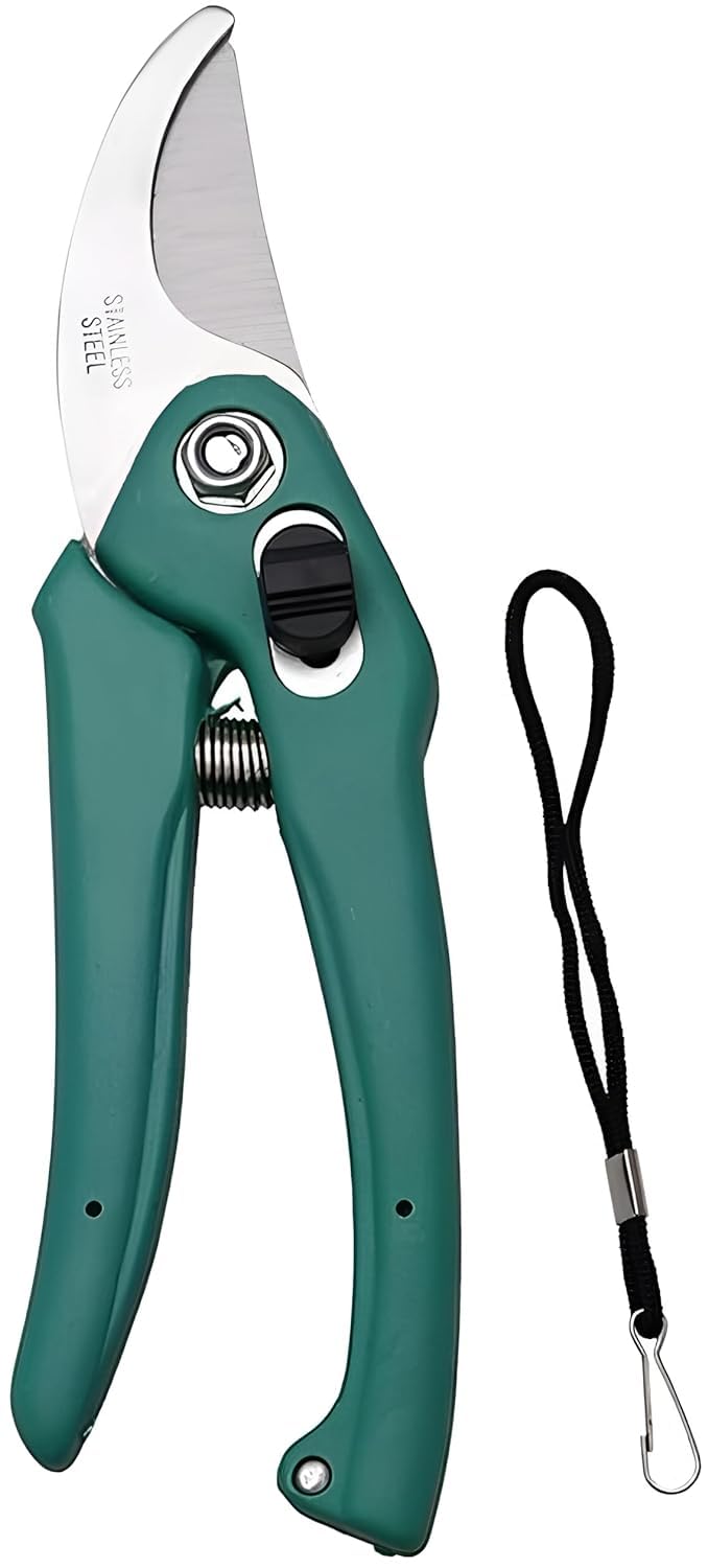 Assorted Hand Pruner Cutter - 1 Pc (Steel Blades) Heavy Duty Gardening Cutter Tool | Wood Branch Trimmer | Grass Cutting Accessory | Plant Cutter for Home Garden - Seeds Ville
