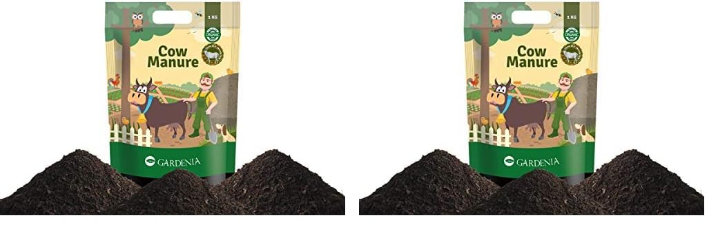 Ugaoo Cow Dung Manure Fertilizers for Plants & Home Gardening - 20 kg