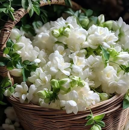 Premium Fragrant Hanging Jasmine Flower Seeds – Easy Grow Cascading Blooms for Home Decor