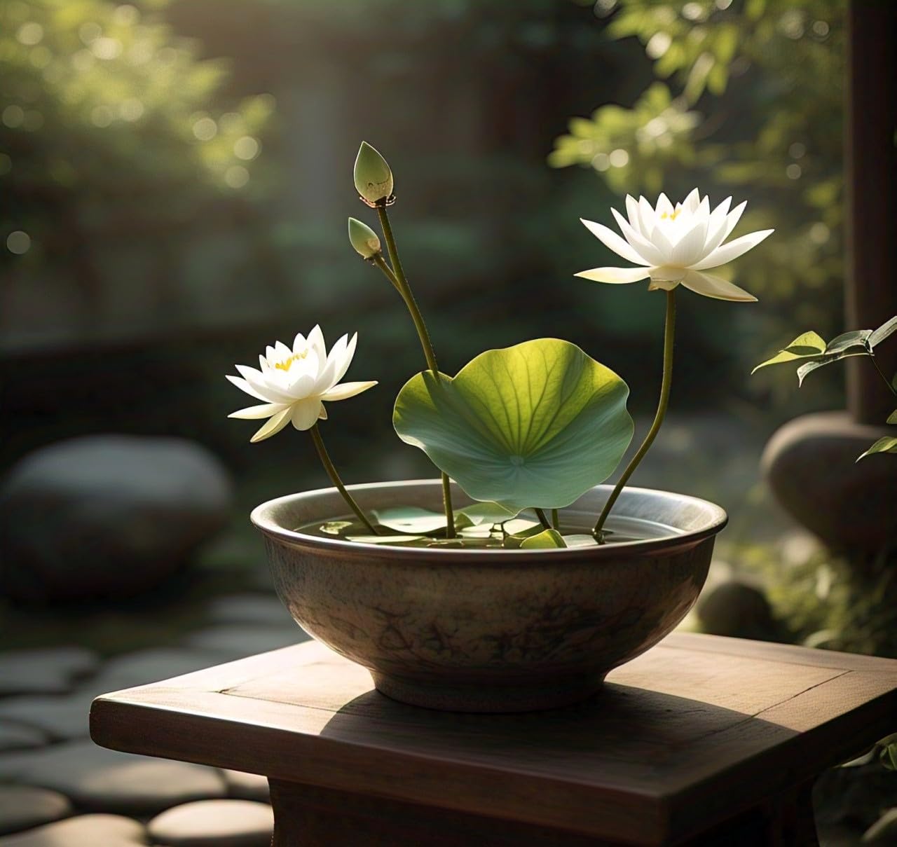 20+ Seeds- All Seasons HYBRID WHITE Lotus Flower Seeds For Planting. - Seeds Ville