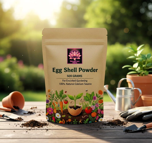 Eggshell Powder for Plants 500g – Organic Calcium Supplement & Soil Conditioner for Tomatoes, Vegetables, Roses, Flowering & Indoor Plants | Prevents Blossom-End Rot & Boosts Roots