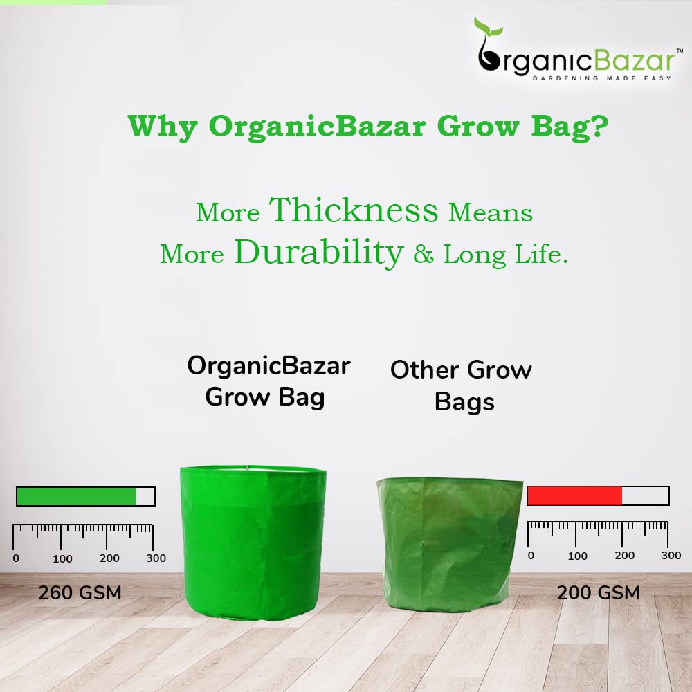 Seeds Ville HDPE Round Grow Bag 30x30 cm
