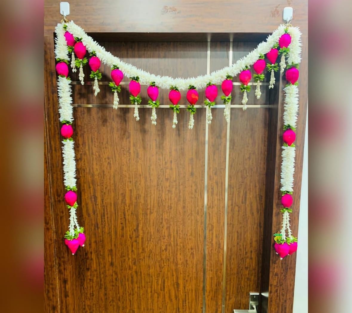 Wall Hanging Bandhanwar for Entrance, Torans for Main Door, Bandarwal for Festive Home Decoration, 36 cm Length by Urban Turtle - Seeds Ville