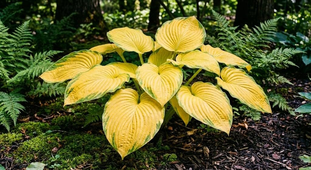 Hosta Seeds For Planting (200 SEEDS) Low Maintenance - Grow Indoor/Outdoor Both - Grow Year Round (GOLDEN SUNSHINE)