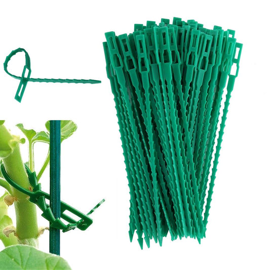 60 PCS Plant Support for Climbers Plant Support Sticks Plant Climbing Wall Clips Plant Ties Twist Tie Plant Holder Tie for Garden Accessories(17cm) - Seeds Ville