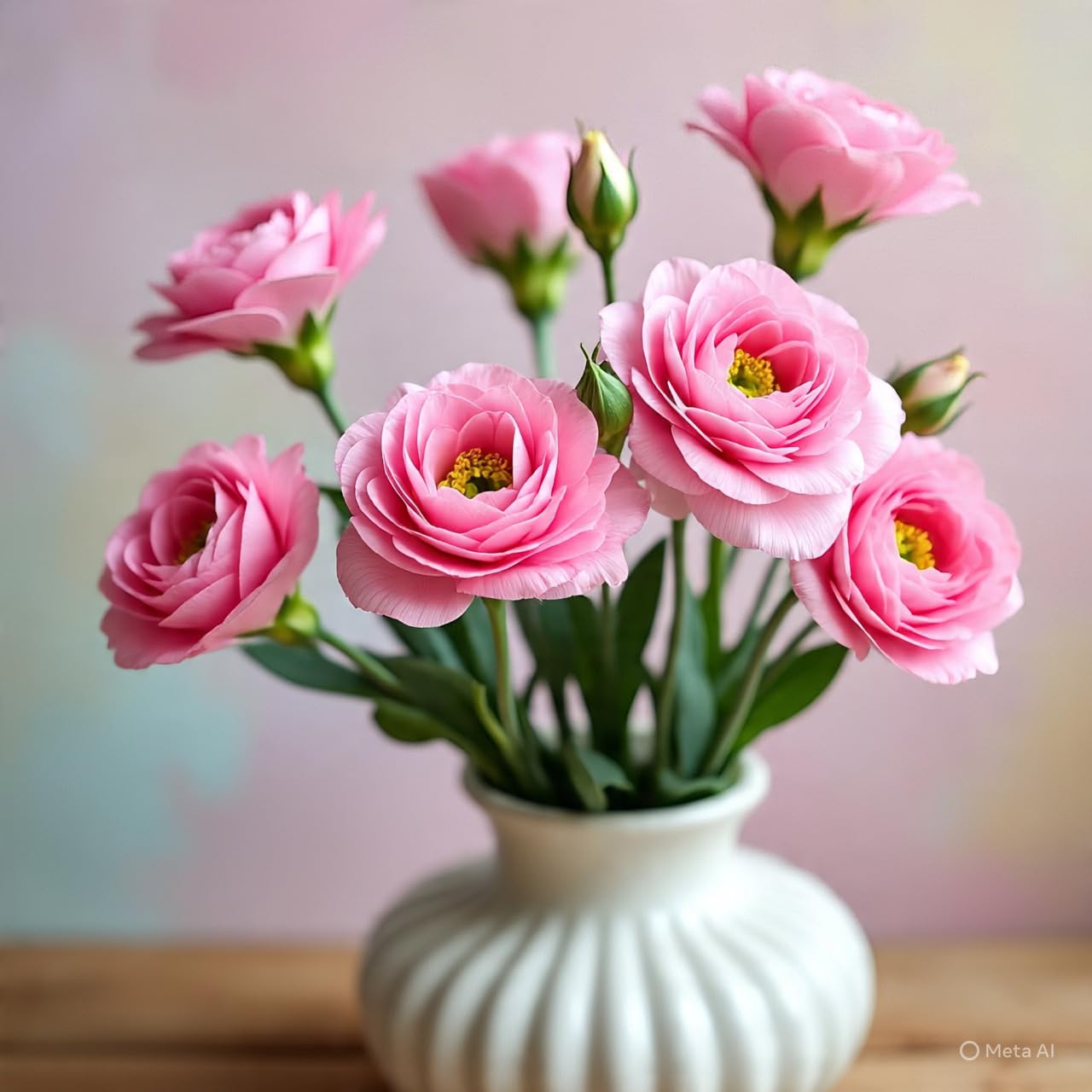 Radha Krishna Agriculture® Imported Lisianthus Flower Seeds for Home and Kitchen Gardening Pack of 100 seeds (MULTISHADE)